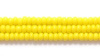 Czech Seed Bead Opaque Light Yellow 11/0 